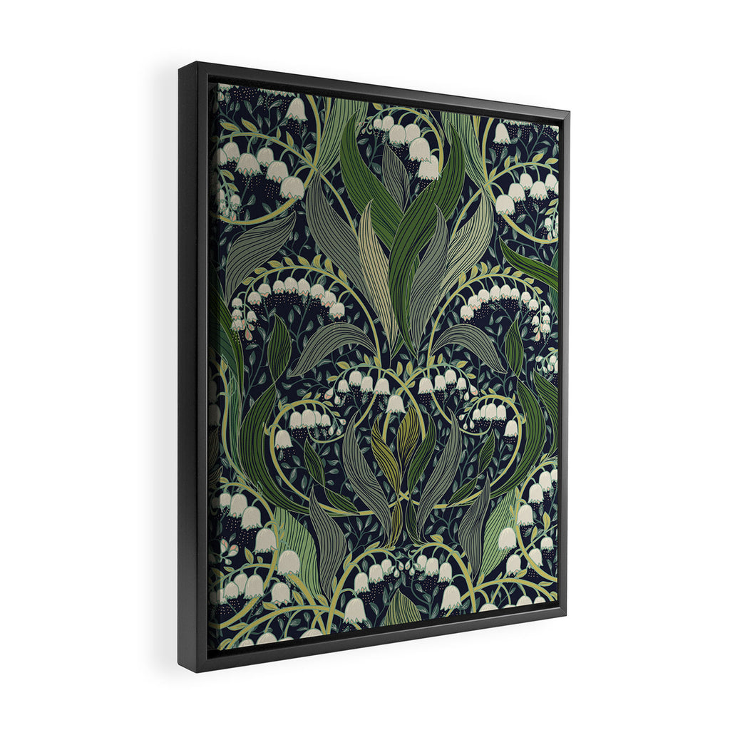 Wonderful poisonous lily of the valley Framed Canvas Print Gallery Image 2