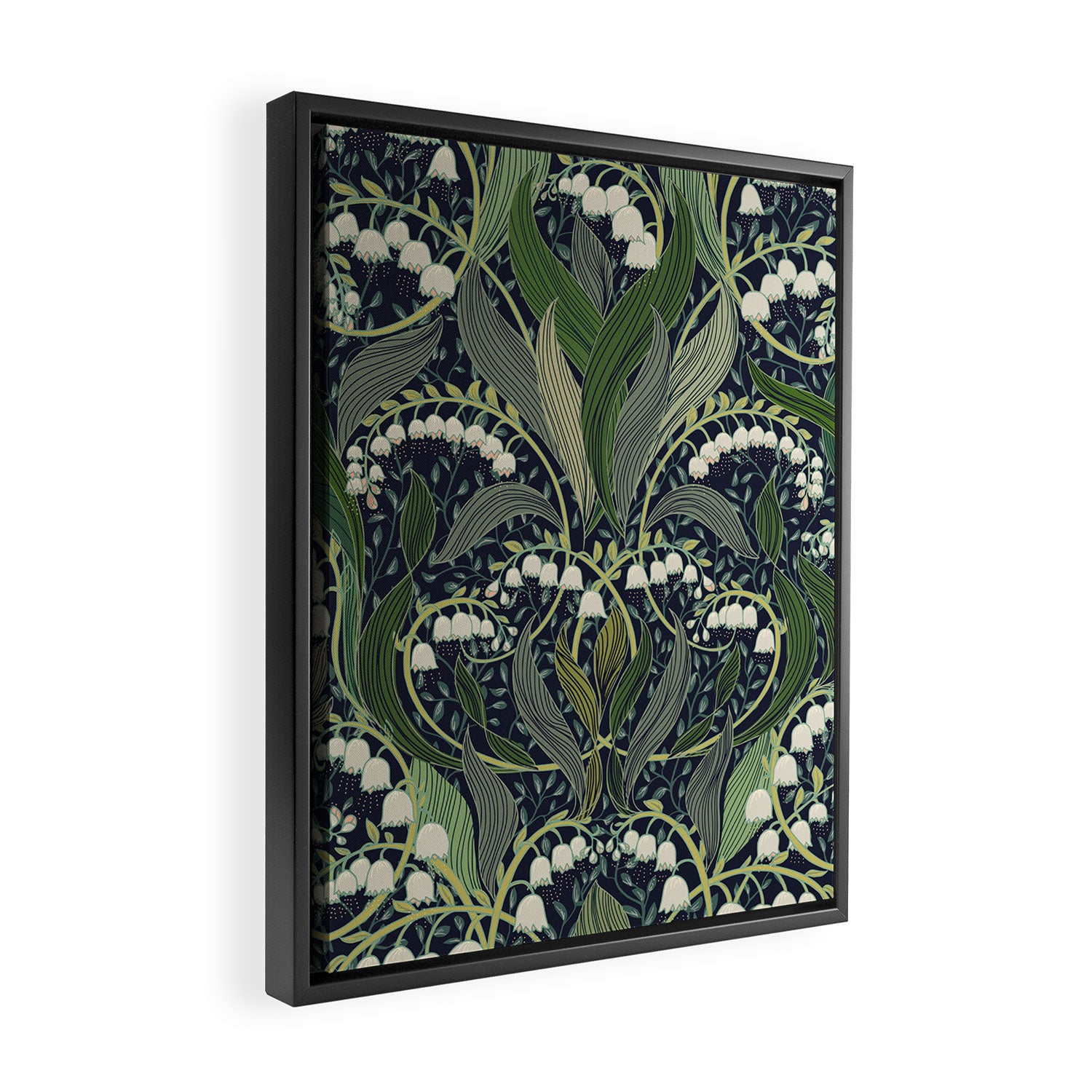 Wonderful poisonous lily of the valley Framed Canvas Print Gallery Image 2