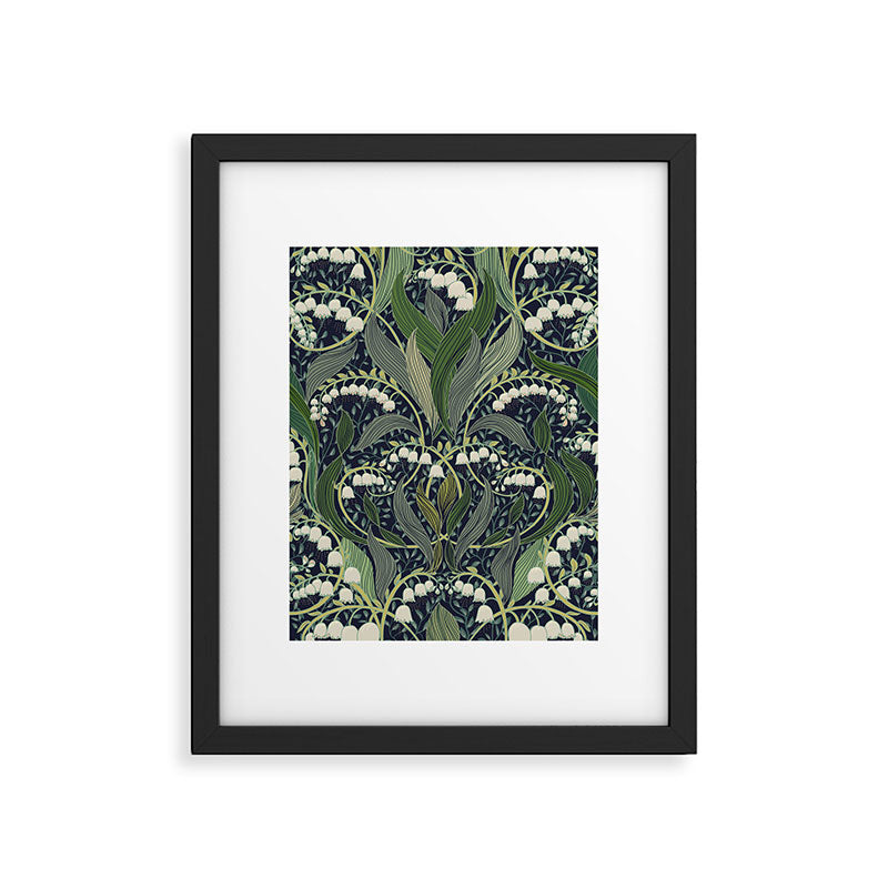 Wonderful poisonous lily of the valley Framed Art Print Gallery Image 4