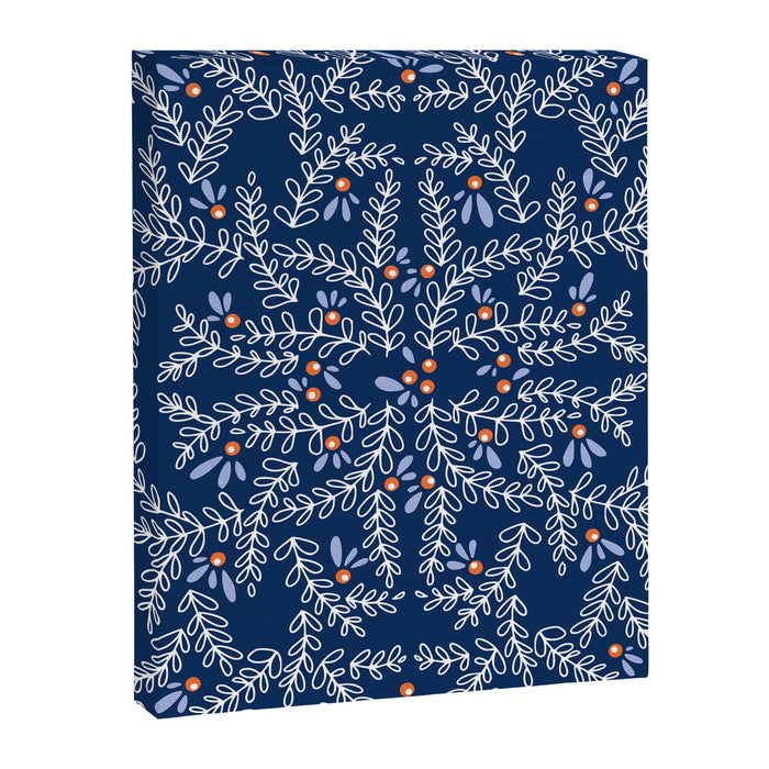 Wonderful twigs blue Canvas Print Gallery Image 1