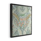 Woodland soil Morris style mint Framed Canvas Print Gallery Image 2