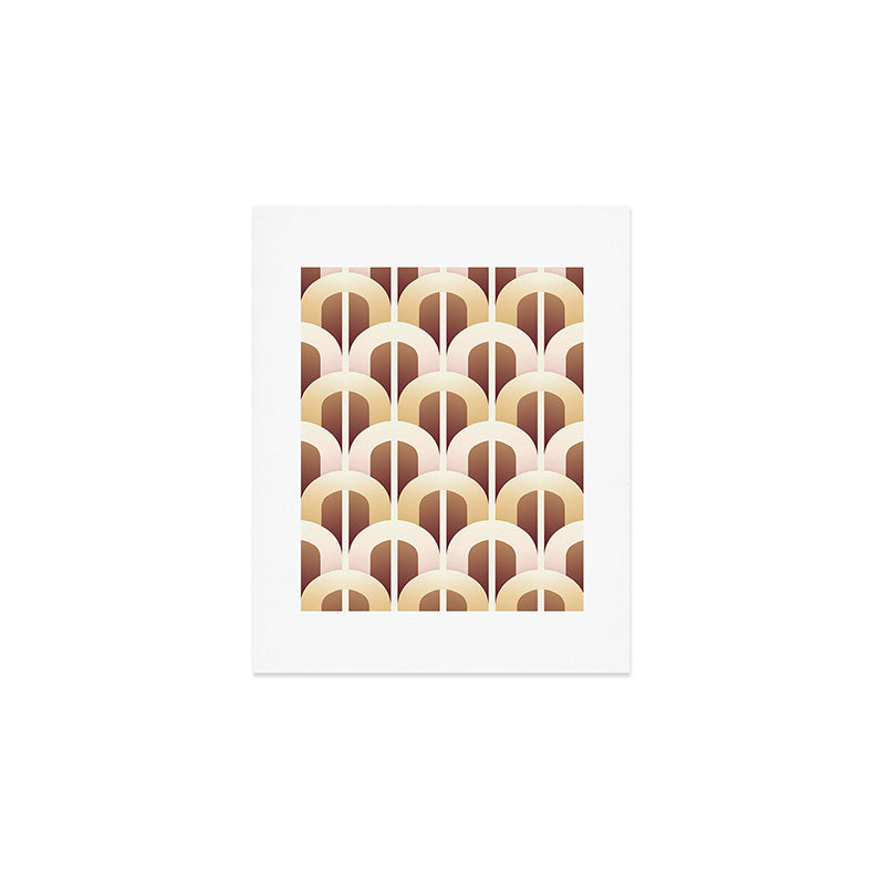 Yellow brown gate Art Print Gallery Image 1