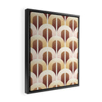 Yellow brown gate Framed Canvas Print Gallery Image 2