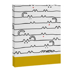 yellow meouw Canvas Print Gallery Image 8