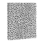 Dalmatian Spots (black/white) Canvas Print Gallery Image 8