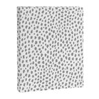 Gray Dalmatian Spots (gray/white) Canvas Print Gallery Image 8