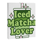 Iced Matcha Lover Canvas Print Gallery Image 8