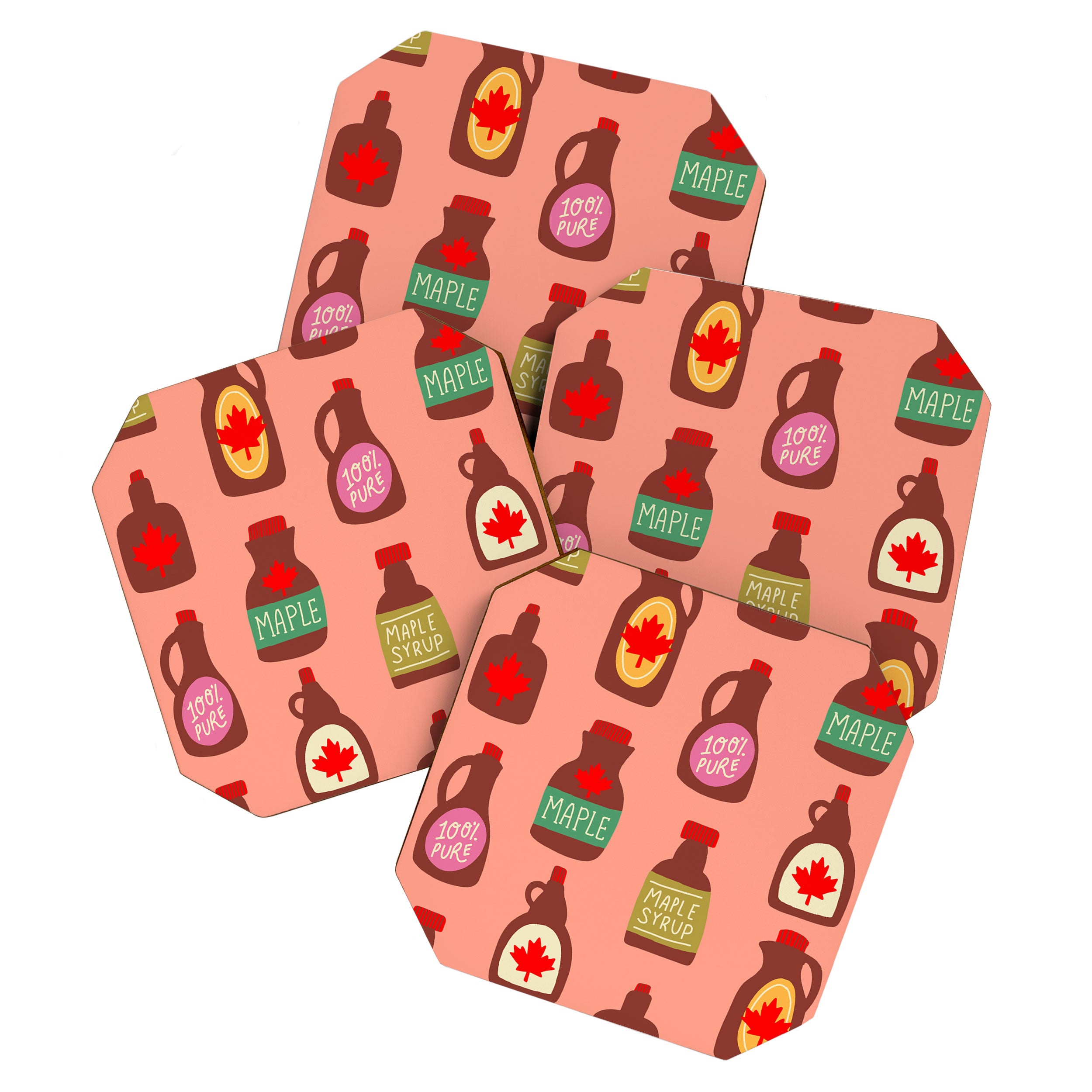 Maple Syrup Pattern Coaster Gallery Image 1