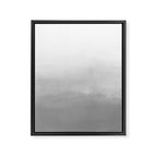 Ombre Paint Color Wash (gray/white) Framed Canvas Print Gallery Image 8