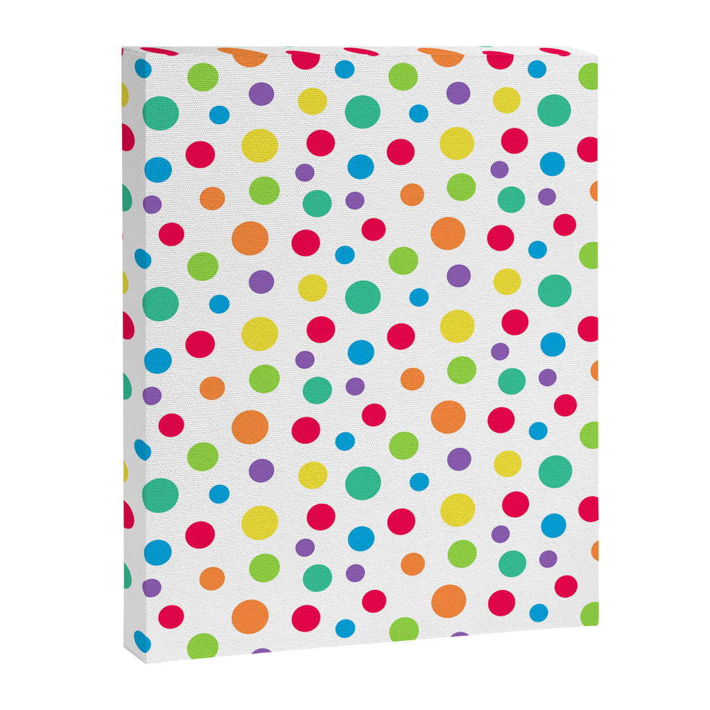 Rainbow Polka Dot Party Canvas Print Gallery Image 8