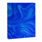 Royal Blue Swirl Marble Canvas Print Gallery Image 8