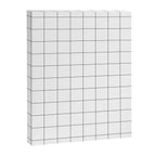 Windowpane Check Grid (black/white) Canvas Print Gallery Image 8