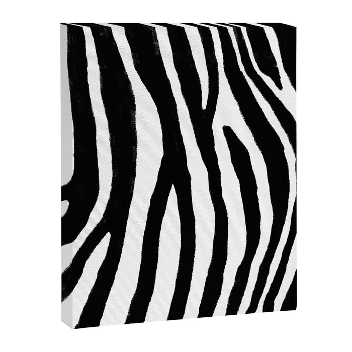 Zebra Stripes Pattern Canvas Print Gallery Image 1