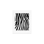 Zebra Stripes Pattern Art Print Gallery Image 1
