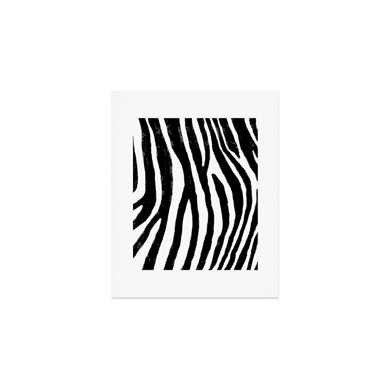 Zebra Stripes Pattern Art Print Gallery Image 1