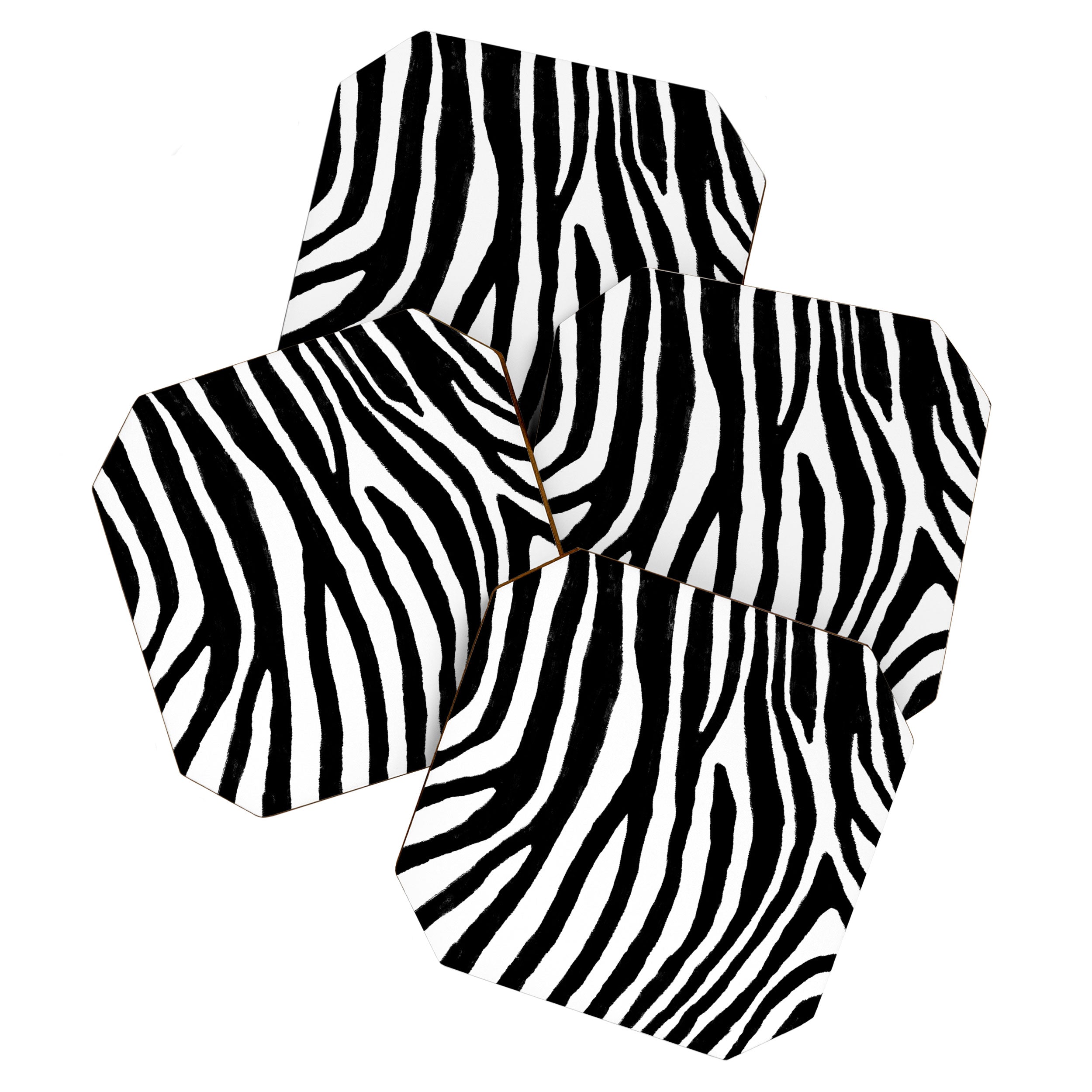 Zebra Stripes Pattern Coaster Gallery Image 1