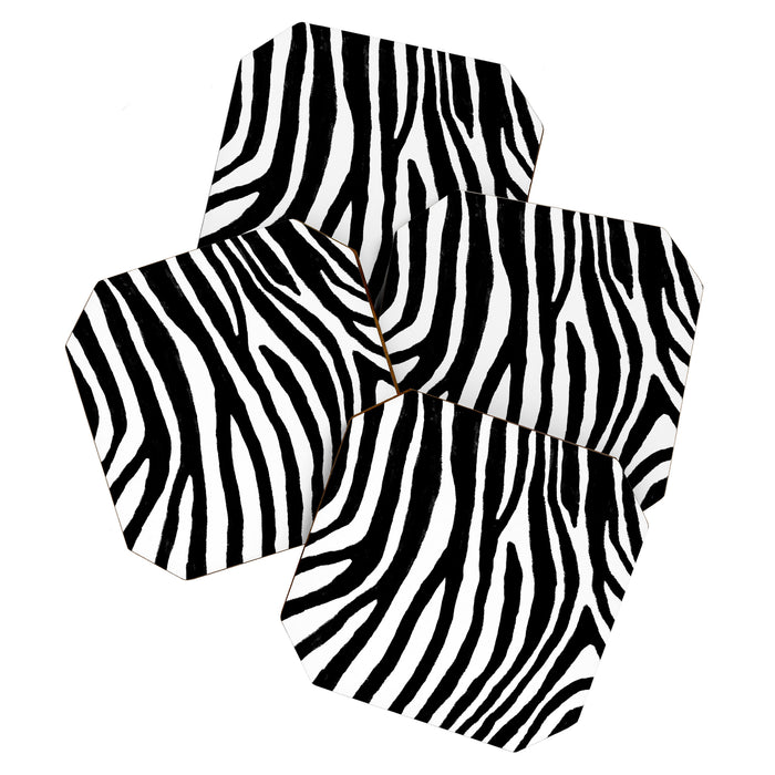 Zebra Stripes Pattern Coaster Gallery Image 1