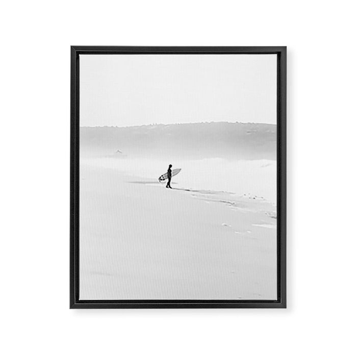 California Surfer Framed Canvas Print Gallery Image 1
