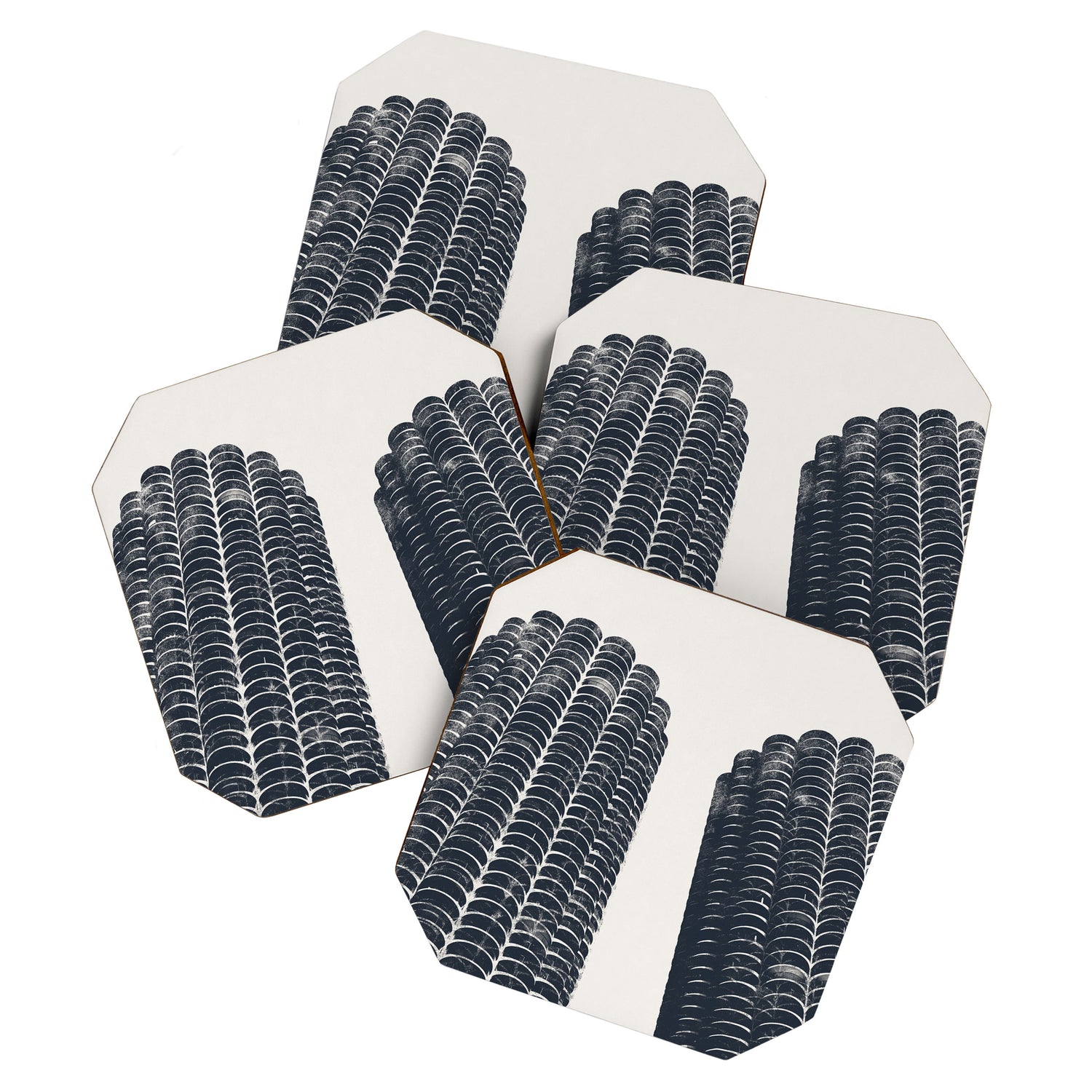 Chicago Architecture, Marina City, Chicago Wall Art, Chicago Art, Chicago Photography, Canvas Art Coaster Gallery Image 1