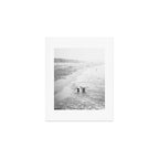 Surfers Exiting the Water in Manhattan Beach California Art Print Gallery Image 1