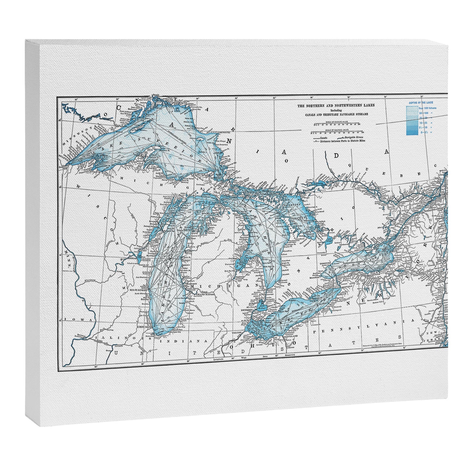The Great Lakes Canvas Print Gallery Image 3