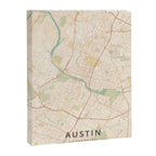 Austin, United States - Vintage Map Canvas Print Gallery Image 6