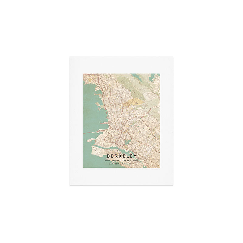 Berkeley, United States - Vintage Art Print Gallery Image 1