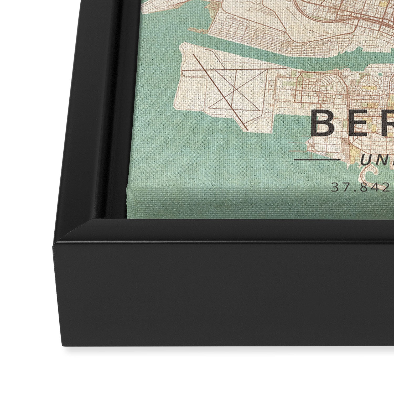 Berkeley, United States - Vintage Framed Canvas Print Gallery Image 3