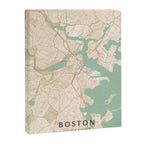 Boston, United States - Vintage Map Canvas Print Gallery Image 6