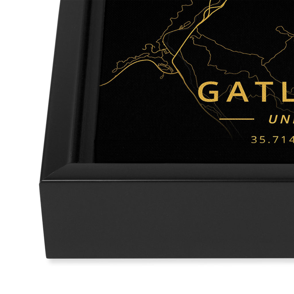 Gatlinburg, United States - Gold Framed Canvas Print Gallery Image 3