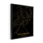 Gatlinburg, United States - Gold Framed Canvas Print Gallery Image 2