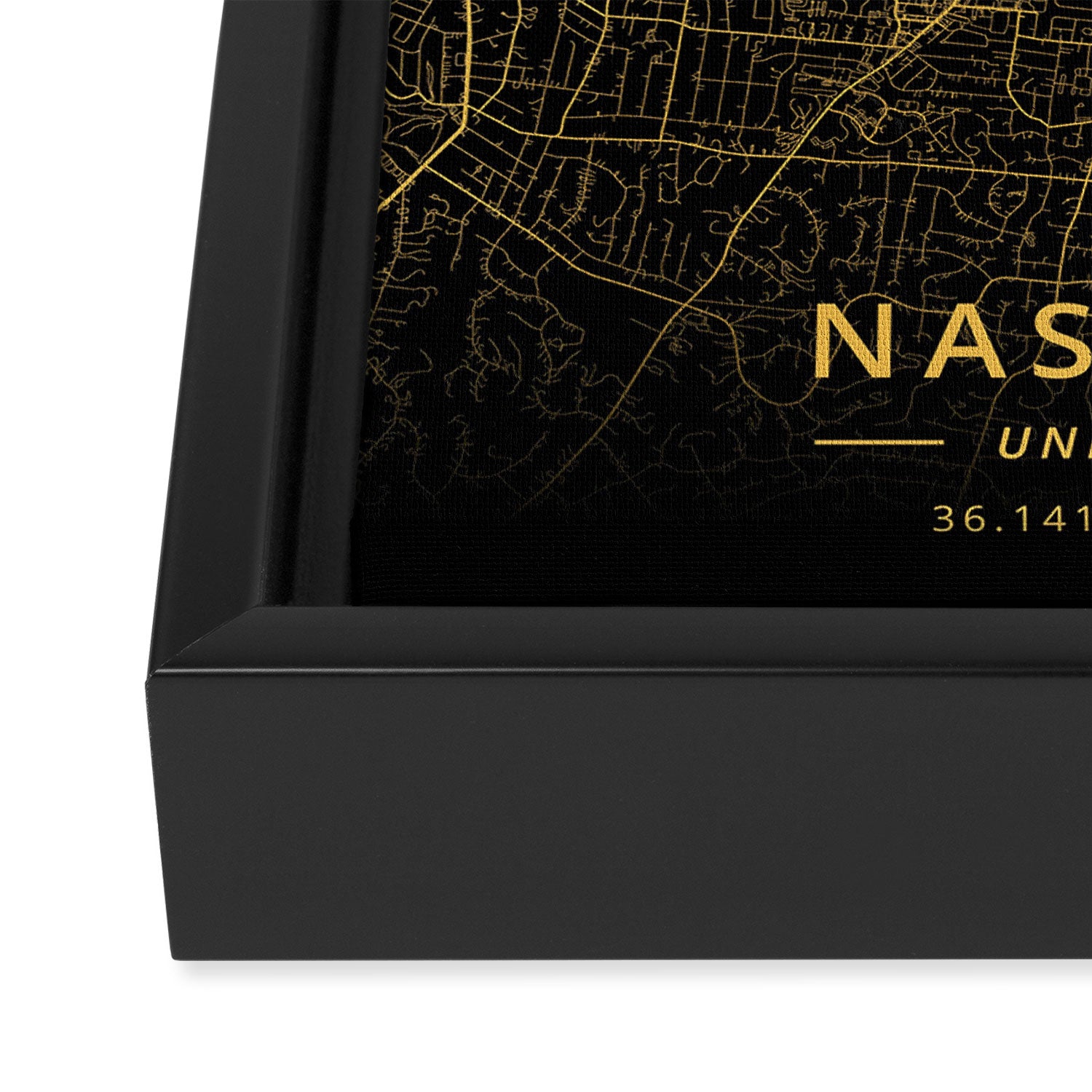 Nashville, United States - Gold Framed Canvas Print Gallery Image 3