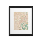 Tokyo, Japan - Vintage Map Framed Art Print Gallery Image 5
