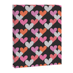 Playin' Hearts Pattern Canvas Print Gallery Image 8