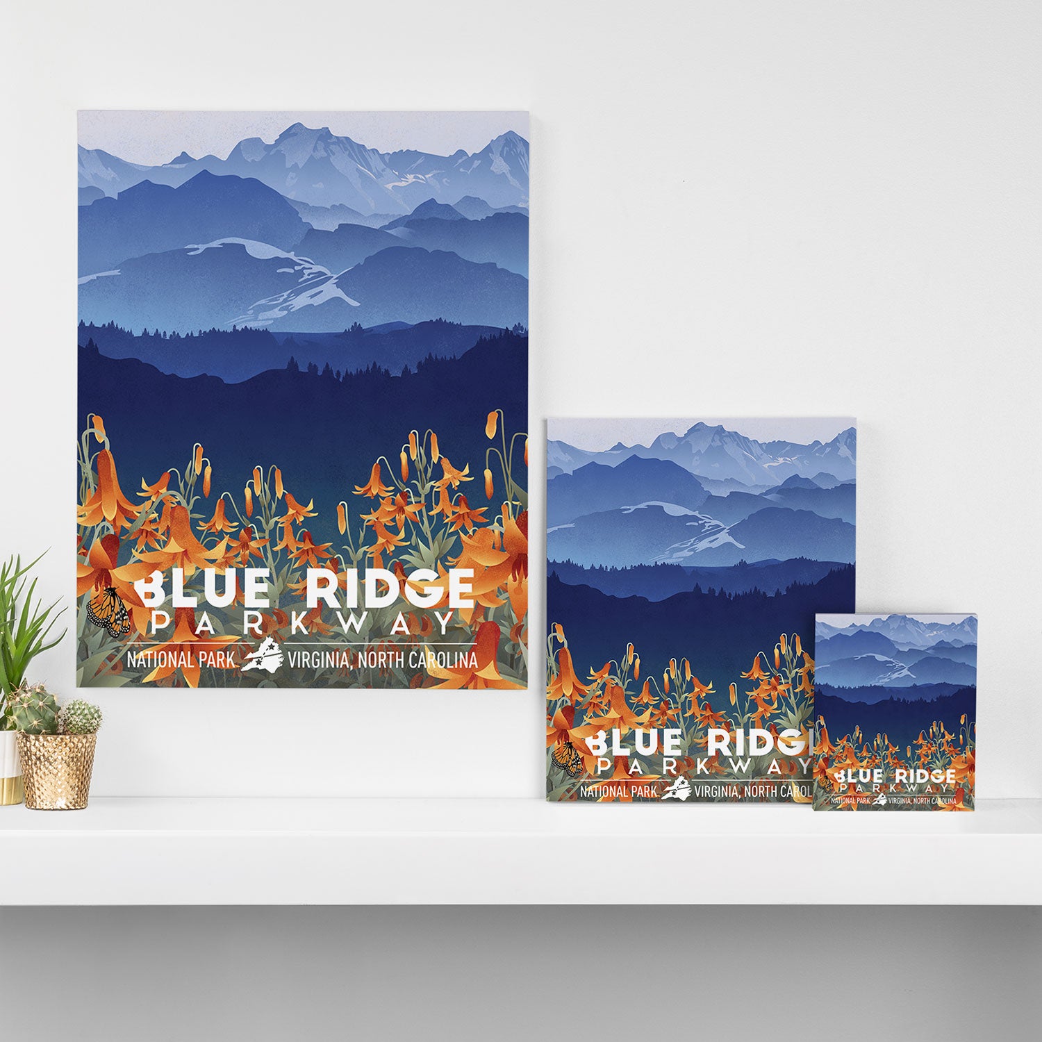 Blue Ridge Mountains Canvas Print Gallery Image 3