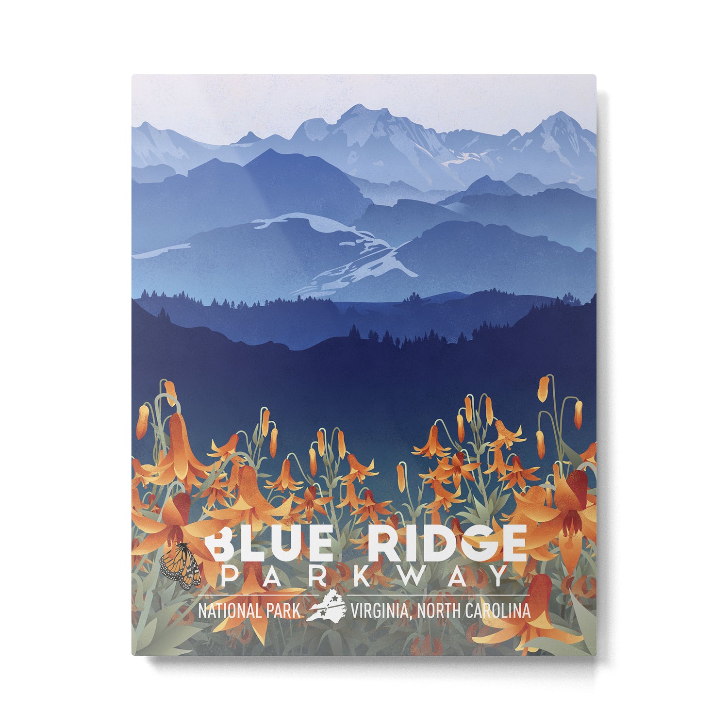 Blue Ridge Mountains Metal Print Gallery Image 4