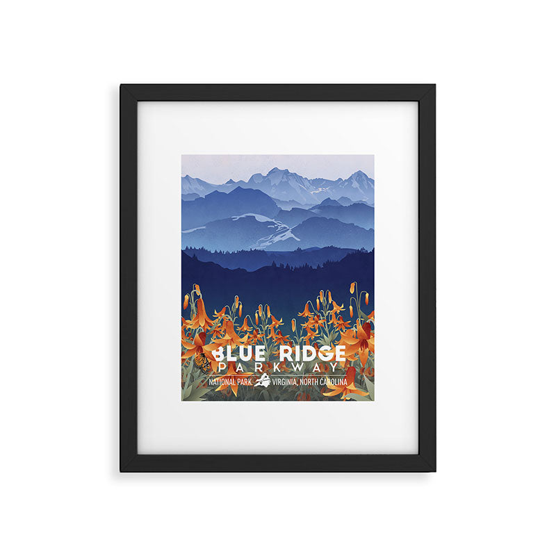 Blue Ridge Mountains Framed Art Print Gallery Image 4