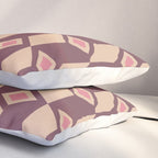 Retro Geometric Bloom Revival Pillow Sham Gallery Image 3