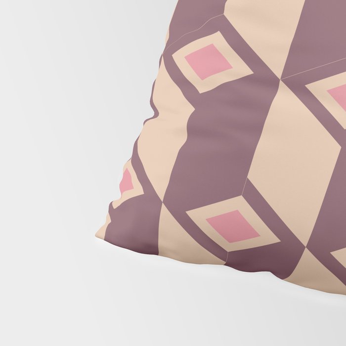 Retro Geometric Bloom Revival Pillow Sham Gallery Image 4