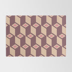 Retro Geometric Bloom Revival Rug Gallery Image 2
