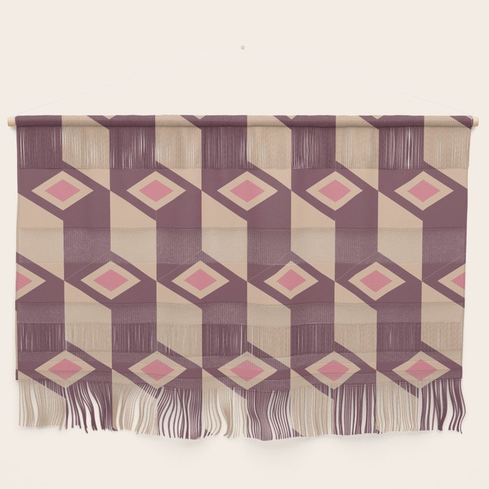 Retro Geometric Bloom Revival Wall Hanging Gallery Image 1