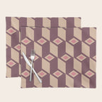 Retro Geometric Bloom Revival Placemat Gallery Image 1