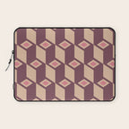 Retro Geometric Bloom Revival Laptop Sleeve Gallery Image 1
