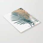 Gold and Green Palm Leaves Notebook Gallery Image 3