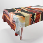 Coral Desert Lake Tablecloth Gallery Image 1