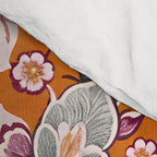 Ruby and Spice Floral Mandala Comforter Gallery Image 4