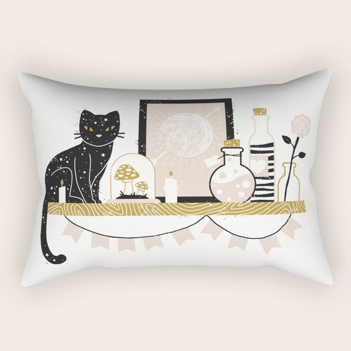 Magical Little Shelf Rectangular Pillow Gallery Image 1