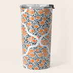 Tangerine Lattice Dreams Travel Mug Gallery Image 2