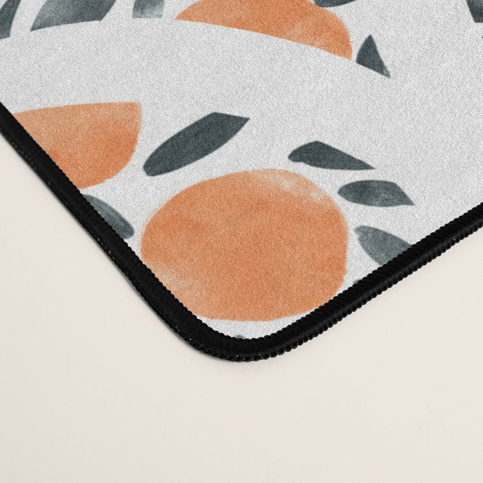 Tangerine Lattice Dreams Desk Mat Gallery Image 4