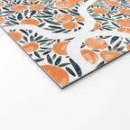 Tangerine Lattice Dreams Welcome Mat Gallery Image 2